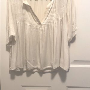 Rare Vintage Wilfred Brand Clothing Peasant Top